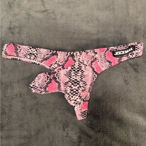 Jockmail Pink Snake Print Underwear